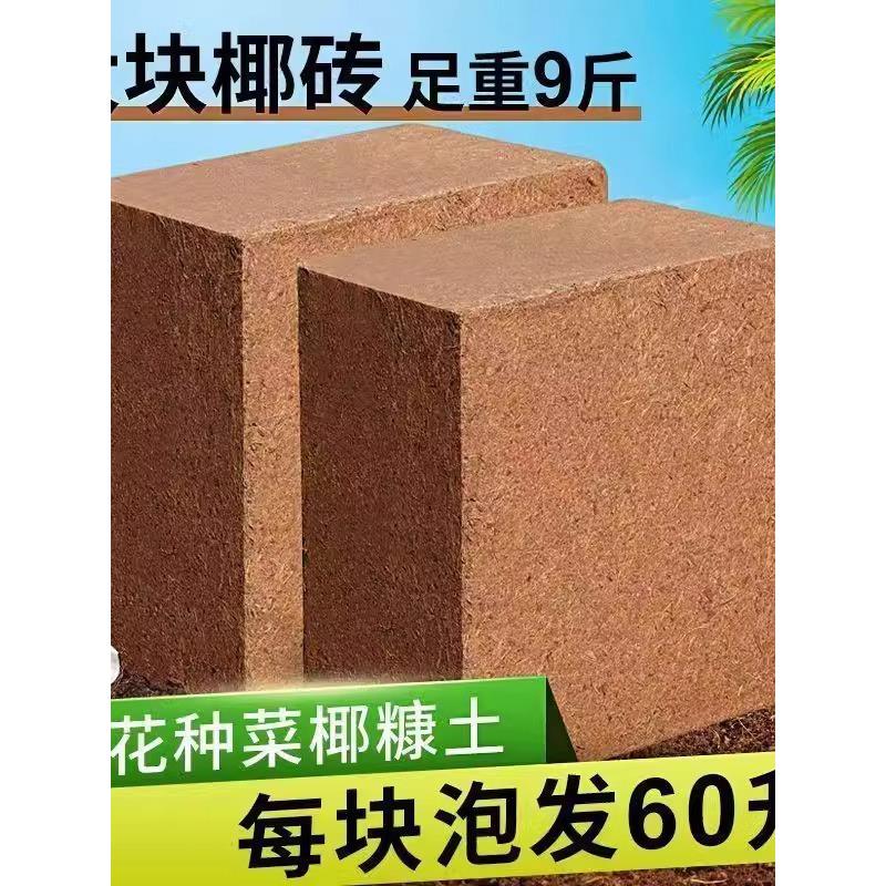思威博椰砖营养土通用型椰糠养花种菜土壤种植大块乌龟冬眠爬宠