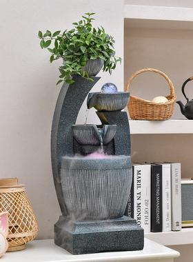 流水喷泉生财摆件落地客厅办公室内桌面招财风水球循环水装饰鱼缸