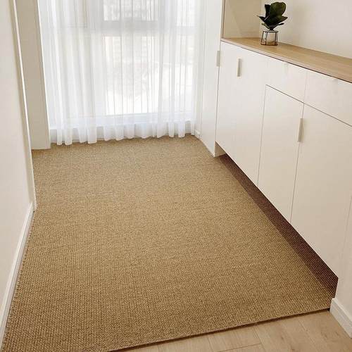 入户门垫天然剑麻高级进门地垫日式亚麻客厅门口脚垫室内地毯定制
