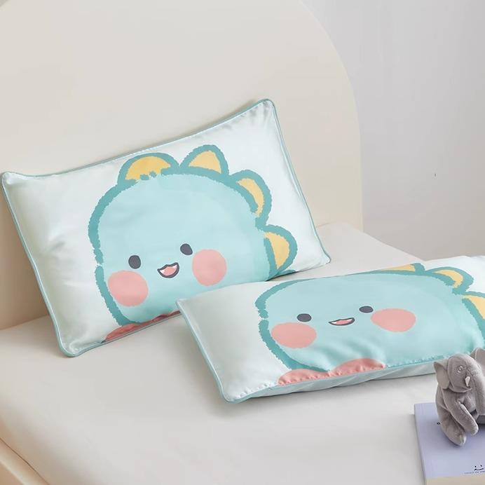 夏天儿童卡通天丝枕套30x50冰丝乳胶枕套35x55枕头套40x60/48x74