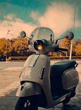 适用本田NWF125风挡改装挡风板F125前挡风覆古防风板配件天飞仕