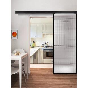 定制窄边单轨阳台推拉门隐形卫生间门厕所移门厨房门洗手间隔断门