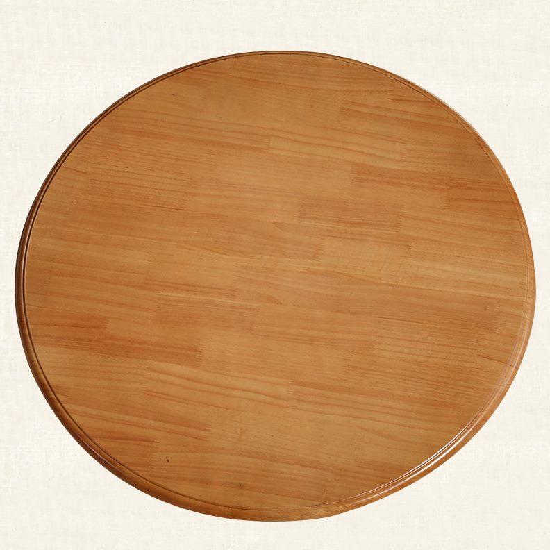 圆盘现代简约饭桌实木餐桌圆桌带芯酒店大旋转台转盘转盘面家用转