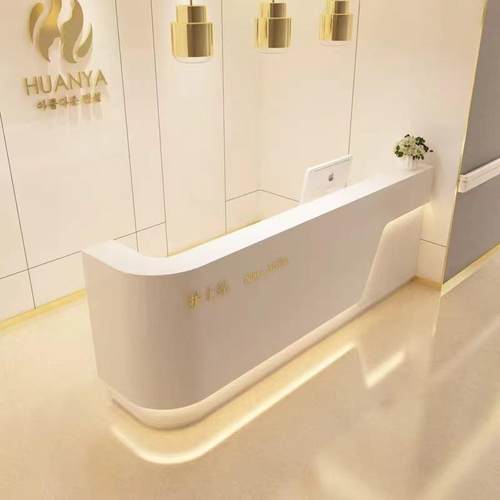 医美时尚烤漆收银台吧台早教中心前台公司写字楼酒店接待台导诊台