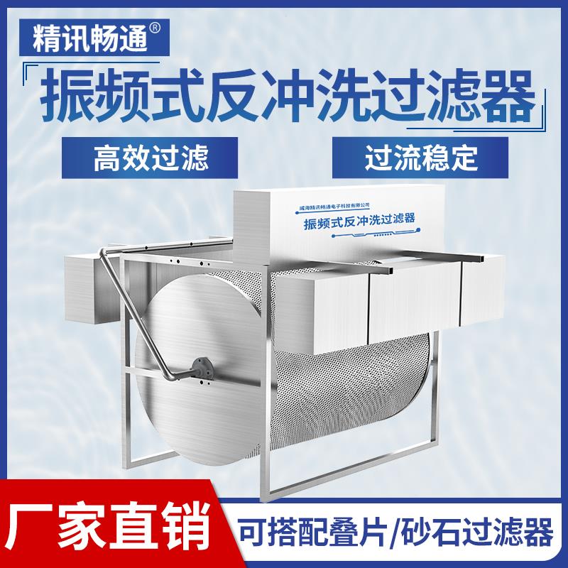 振频式反冲洗过滤器过滤速度快适用灌溉过滤工业过滤反冲洗过滤器