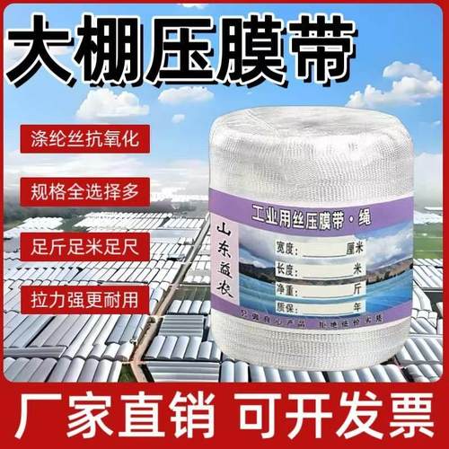 山东益农大棚压膜带绳压膜线压膜绳子加厚防氧化抗老化耐磨耐用