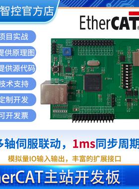 EtherCAT主站开发板 开源SOEM主站 基于STM32F407/H743 电机控制