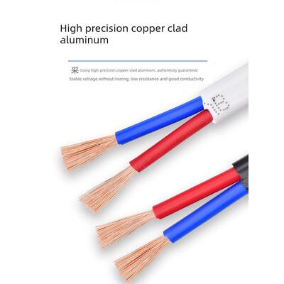 家用二芯护套线电线电缆线2芯1.5/2.5/4平方防水防冻多股软电源线