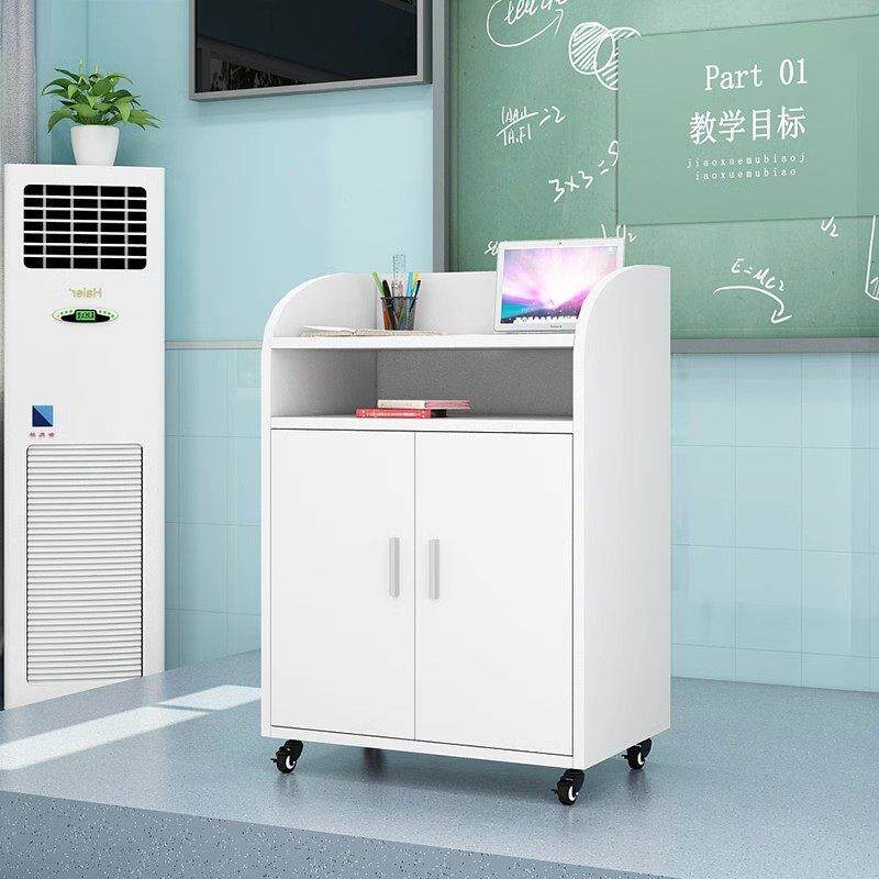 演讲台收银台小型发言台主持咨询台会议教室讲台桌迎宾接待台实木