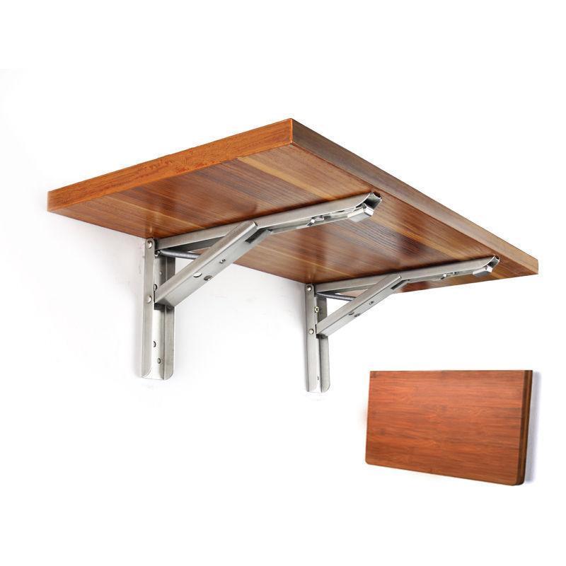 不锈钢折叠三角支架托架墙上折叠桌隔板置物架承重免打孔墙壁挂托