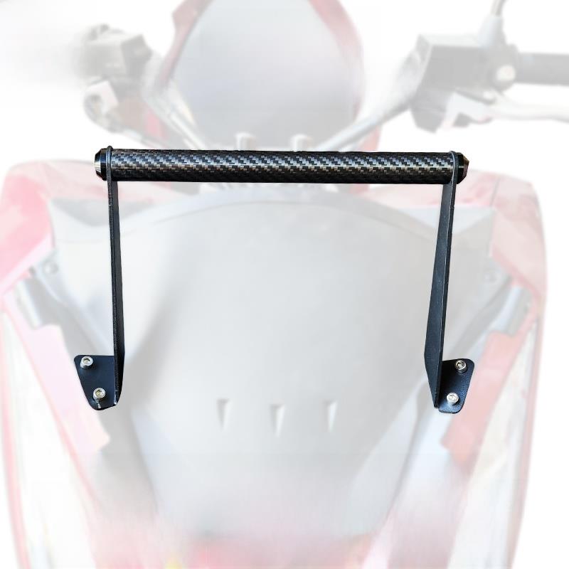 适用于本田Pcx160改型伸缩支架伸缩杆手机支架导航碳纤维支架多功