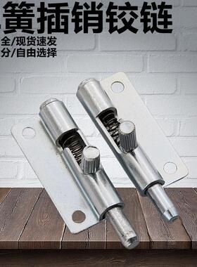 弹簧铰链插销F6-20-N1A50WL/R伸缩门门销可拆铰链柜门插销镀锌铁