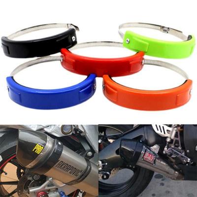 适用山叶tmax530排气管防摔胶 越野车机车改装排气管保护环圈