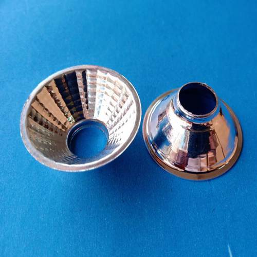 LED铝料电镀反光杯φ32mm高度12mm24度发光手电筒射灯反光杯