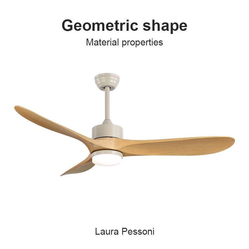 Flower Ones高端奶油风客饭厅吊扇灯 简约吊扇家用新款一体吊扇灯