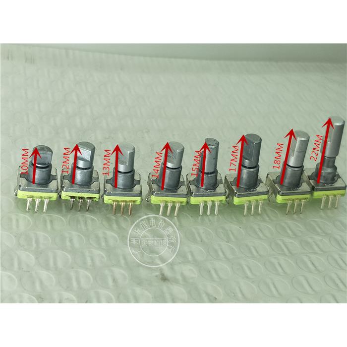 LJV RE1103FC1 EC11 带开关编码器 步进30点 半边柄 AA