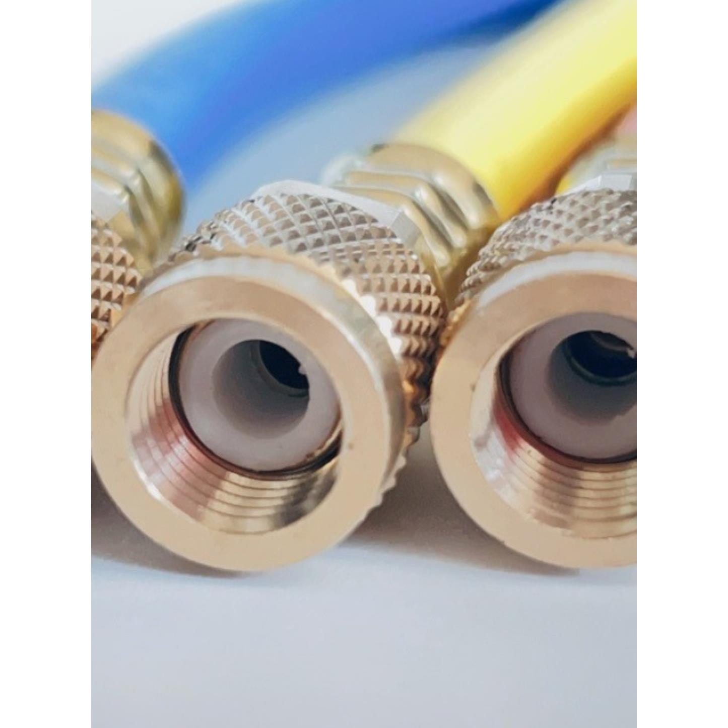 空调汽车R22R410aR134承压防爆三色加氟管铜接头带扳手送垫子顶针