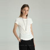 THESOONG 女 圆领黑白色基础Tee短袖 口碑回购款 人手一件轻盈薄款