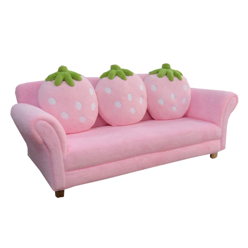 儿童沙发可爱卡通公主宝宝单人双人座椅幼儿园套装组合草莓沙发椅