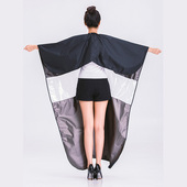 新款 理发店发廊专用围布透明窗口高档成人防水不沾发剪发美发围布