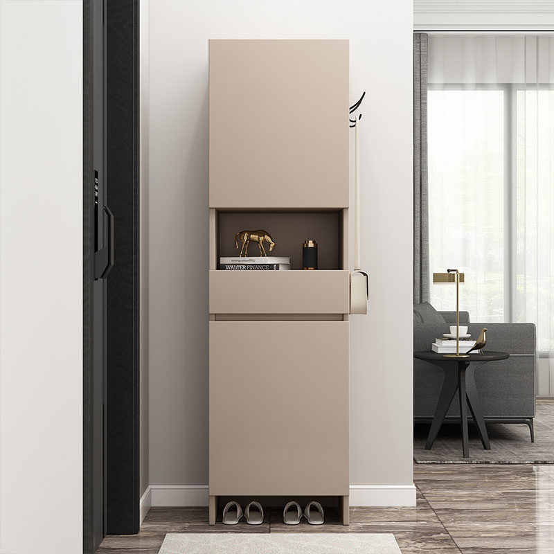 实木进门鞋柜家用门口柜子小尺寸门外超窄迷你定制入户单门玄关柜