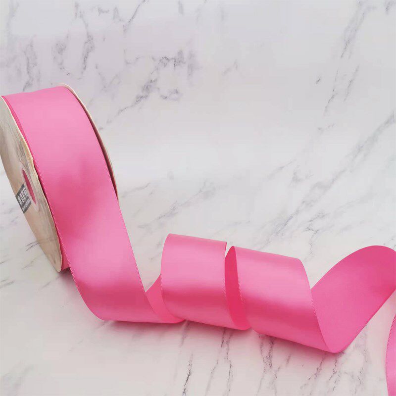 彩带5cm加密涤纶带DIY手工玫瑰花丝带大礼品盒包装婚庆装饰织带