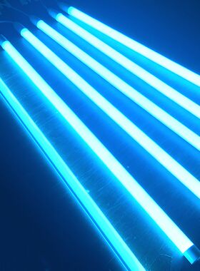 T8吊装鱼缸led防水灯管冷藏保鲜展示柜led日光管1.5米红绿