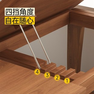 三梦实木可折叠飘窗桌北欧简约榻榻米茶桌床上小桌子家用炕几矮桌