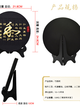 客厅装饰品摆件玄关酒柜电视柜欧式工艺品炭雕新房去甲醛除异味