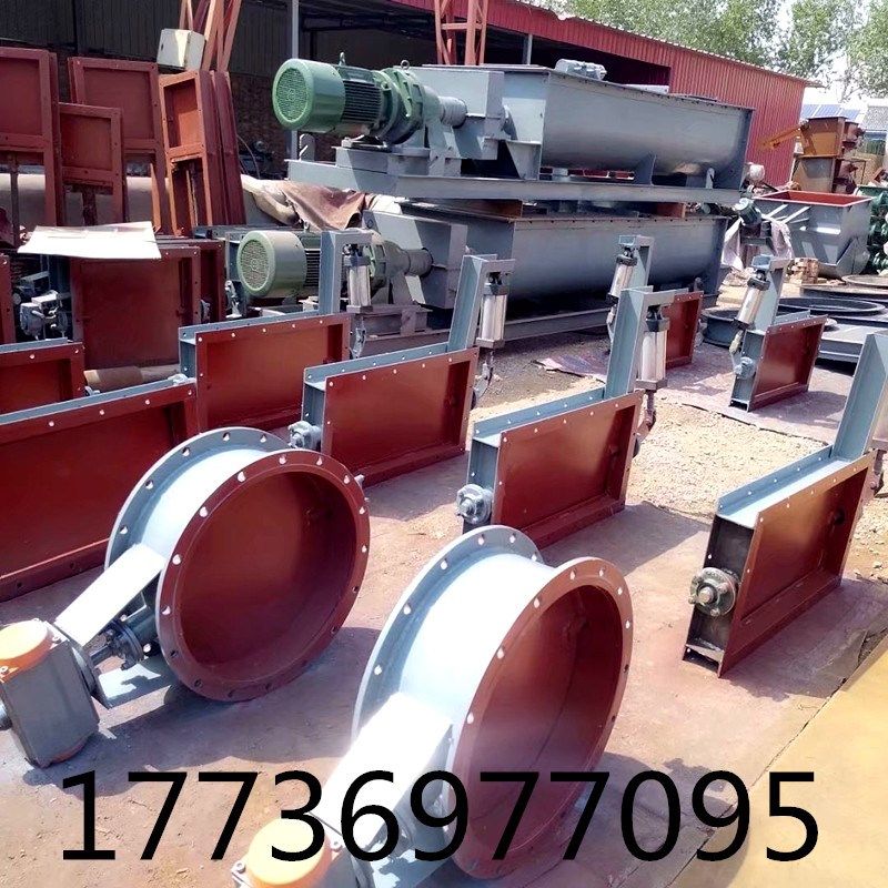 DN400 450 550 600 矩形气动执行器通风蝶阀 气动方形蝶阀厂家
