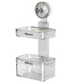 吸上盘肥皂盒高壁挂式 免打家用档卫生间墙沥水置物架双层香孔皂盒