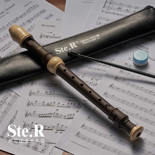 升级款木纹色斯笛诺专业乐器英式八孔竖笛高音初学者学生易吹奏