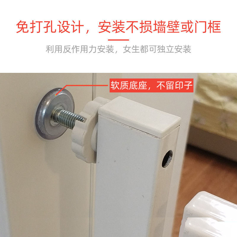 宠物门栏挡拦防猫咪狗狗防护栏杆隔离栅栏防跳室内免打孔围栏笼子