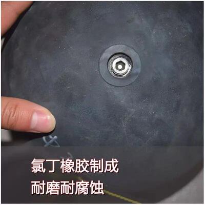 管道球型清管器圆形空心清管器扫线器海绵球橡胶球管道清管器