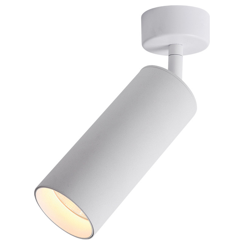 led明装射灯可调角度单个创意家用背景墙吸顶式聚光照画金色射灯,家装灯饰光源,明装射灯,淘宝优惠券,粉丝福利购,淘宝优惠卷