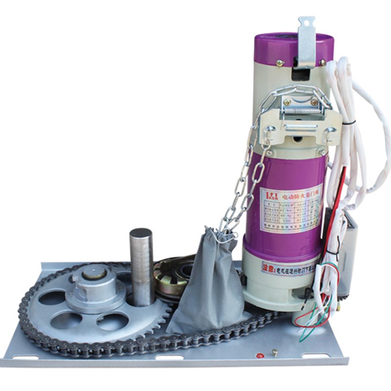 24V电动卷帘门控制器 储备电源交直流600800公斤链条电机 包邮