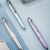 弘典中性笔金属宝珠笔女士高档精致圆珠笔简约短钢水笔送人礼物商