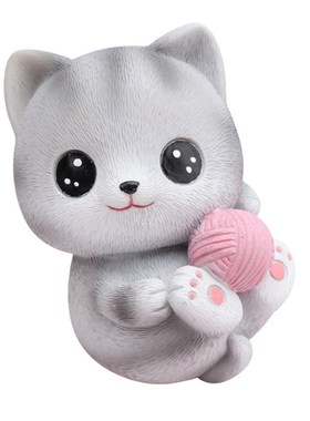 创意礼品少女心可爱猫咪小摆件生日烘焙蛋糕装饰女生卧室桌面摆设