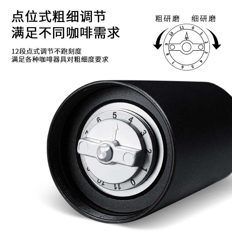 绿融手摇磨豆机咖啡豆研磨机家用小型便携手动研磨器具手磨咖啡机