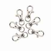 美佳金属钥匙圈龙虾扣不锈铁钩扣可标记挂勾鱼嘴圈环串狗链活动扣