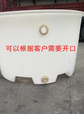 加厚牛筋塑周料圆桶DJS牛叉车桶1500殖腌制酿酒发养酵水桶地转拖