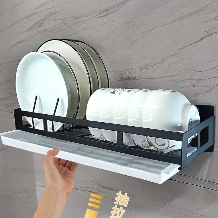 厨碗架沥水架壁房挂10011238不钢锈水碗碟筷子碗盘置物槽架免打孔