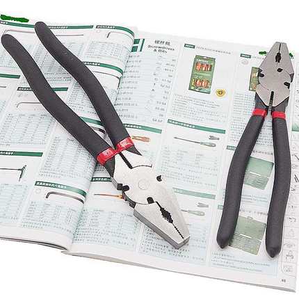 重老虎1钳子多功能0寸钢丝钳型平69037口钳1寸大钳子省力断线钳铁