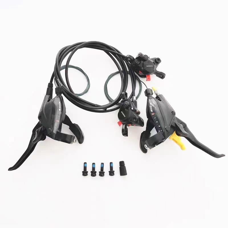 拨禧玛马诺EF505连EF505分体油碟指拨X38速指+油碟体8速变速