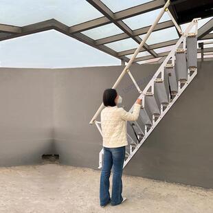 1墙9年老店室内靠墙折叠楼梯贴梯199919复楼式室外户梯外省空间家