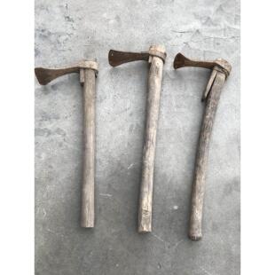 民俗老物件老农具小镐锄头农村老式耕地工具怀旧影视道具装饰摆件