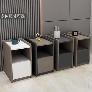 床头柜实木板极窄款小型迷你25/35/40卧室30cm宽床边窄夹缝柜