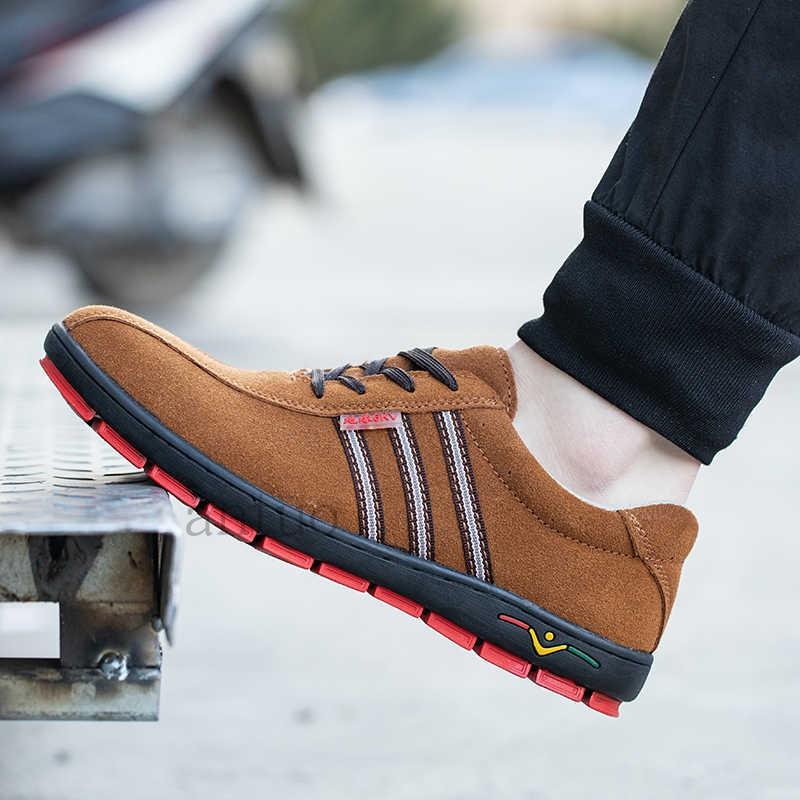 绝缘6kv电工劳保鞋男真皮透气轻便休闲电焊工无钢头牛筋软底工作