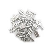 4.8插簧接线端子铜插件冷压插拔式 母接头电连接器0.35厚B 5000祇