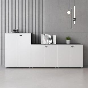 统阅办公柜矮柜隔断边柜边柜茶水柜打印机柜文件柜带密码锁收纳柜